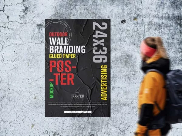 Street Urban Poster Mockup