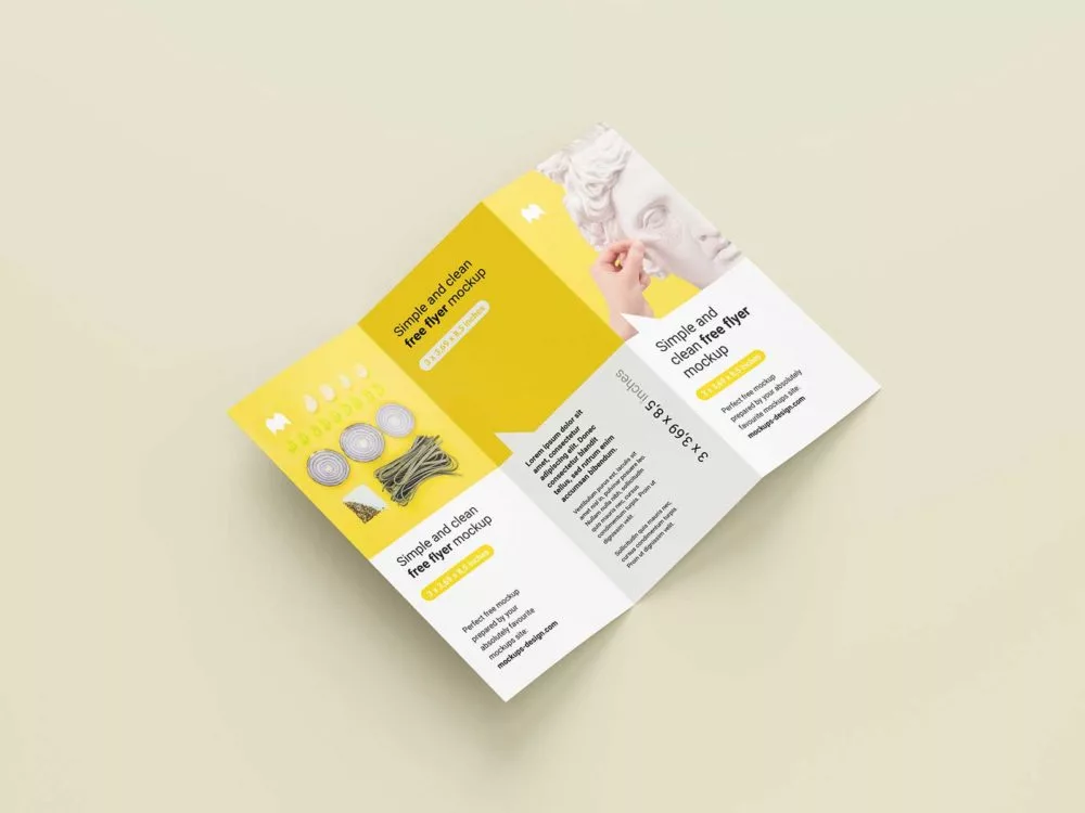 Free Trifold Brochure Mockup: Unfold Your Brand’s Story