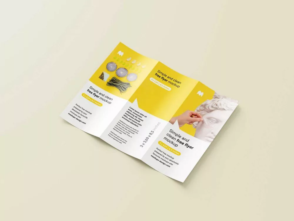 Free Trifold Brochure Mockup: Unfold Your Brand’s Story