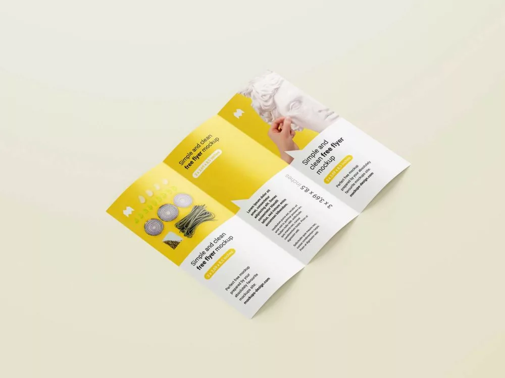 Free Trifold Brochure Mockup: Unfold Your Brand’s Story