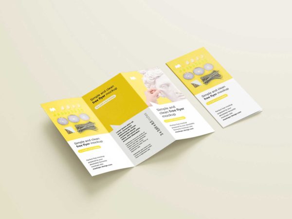 Free Trifold Brochure Mockup: Unfold Your Brand’s Story
