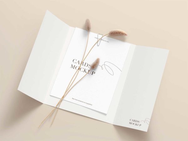 Greeting Card Mockup: Share Your Sentiments with Style