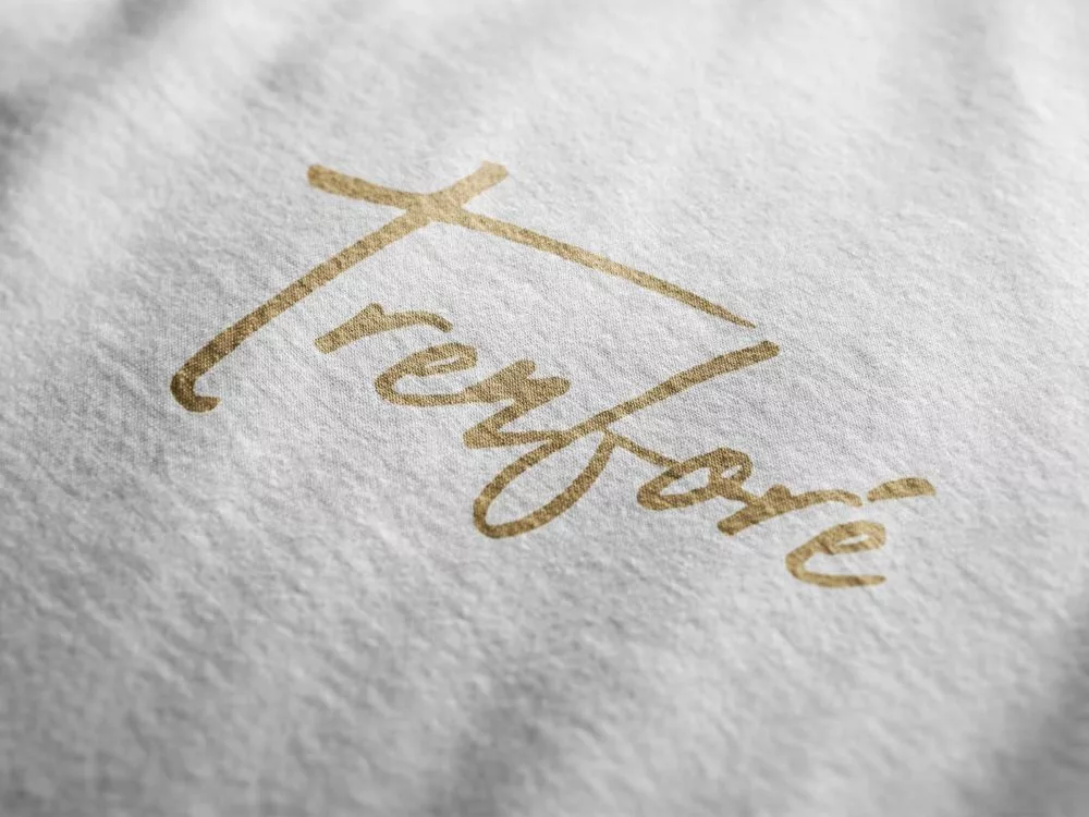 Logo Mockup on Fabric Free PSD: Infuse Elegance into Your Branding!
