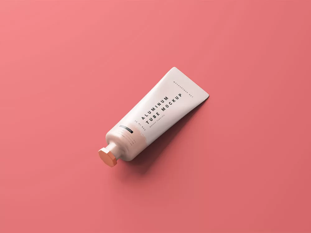 Metal Cream Tube Free Mockups: Unleash Your Brand's Elegance!