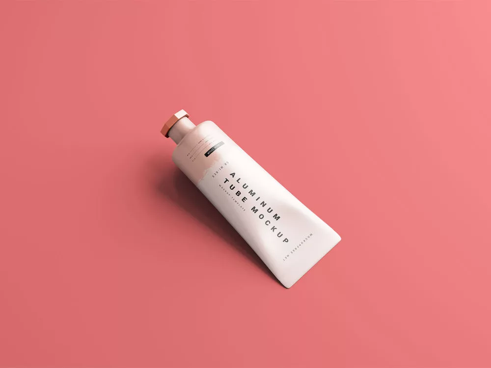 Metal Cream Tube Free Mockups: Unleash Your Brand's Elegance!