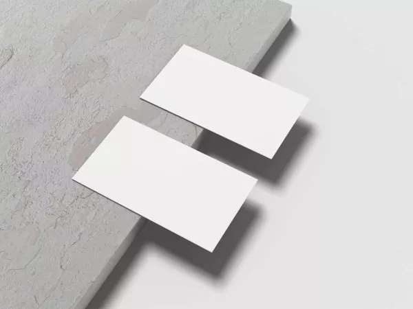 Minimalist Business Card Mockup: Sleek and Stylish Showcase!