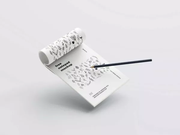Open Notepad/Sketchbook Mockup Set: Unleash Your Creativity in a Realistic Setting