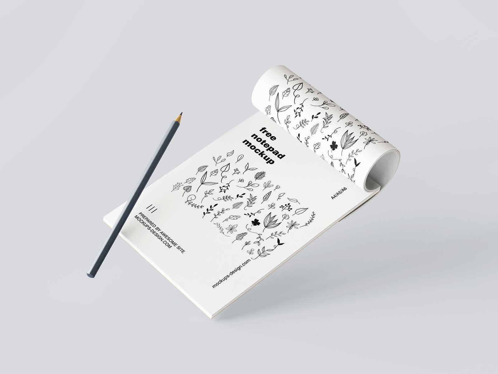 Open Notepad/Sketchbook Mockup Set: Unleash Your Creativity in a Realistic Setting