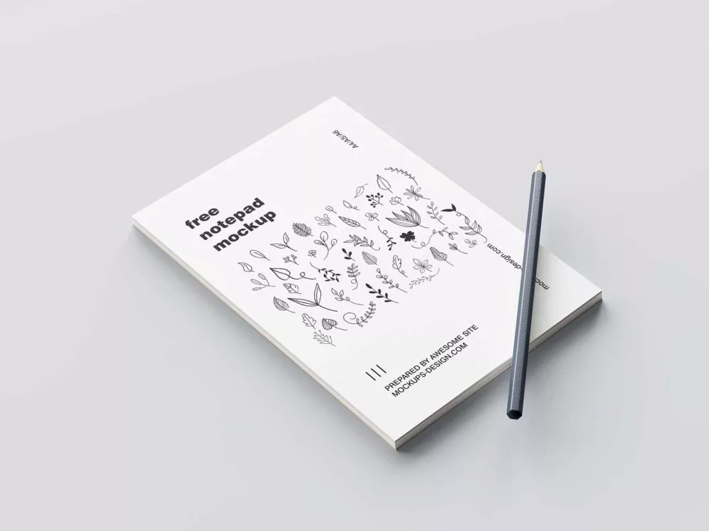 Open Notepad/Sketchbook Mockup Set: Unleash Your Creativity in a Realistic Setting
