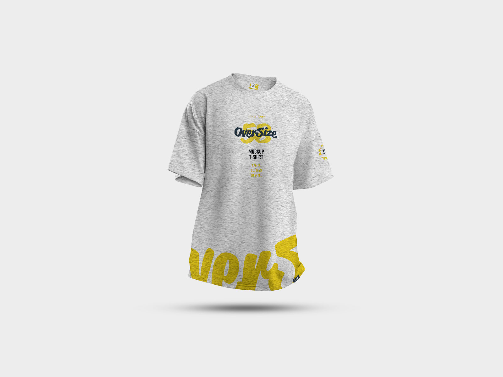 Oversize T-Shirt Mockup: Redefine Casual Comfort with Stylish Simplicity