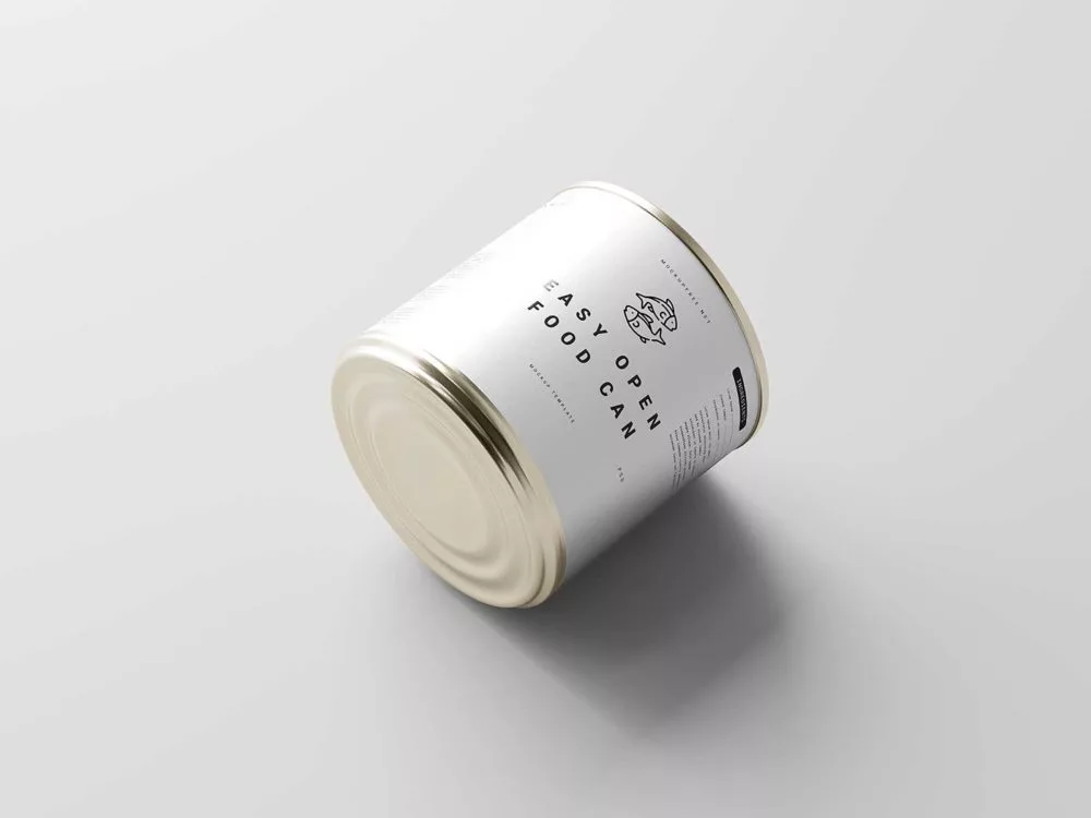 Packaging Food Can Mockups: Elevate Your Culinary Brand Presence