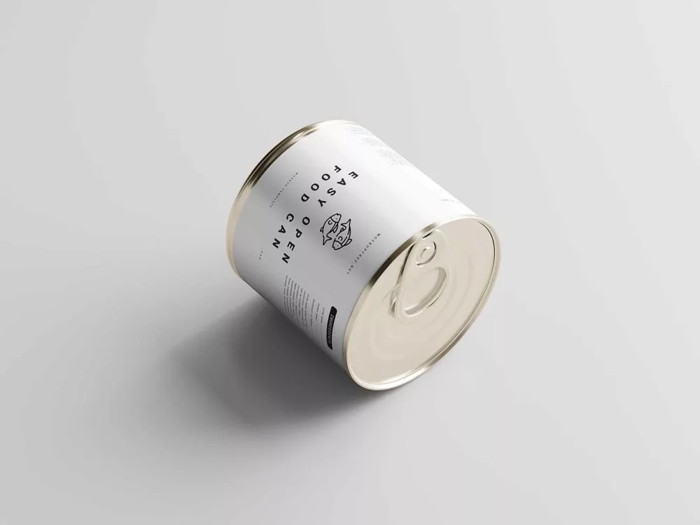 Packaging Food Can Mockups: Elevate Your Culinary Brand Presence