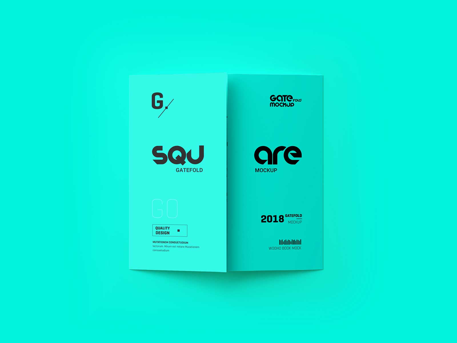 Single Gatefold Brochure Free Mockups: Elevate Your Design Presentation