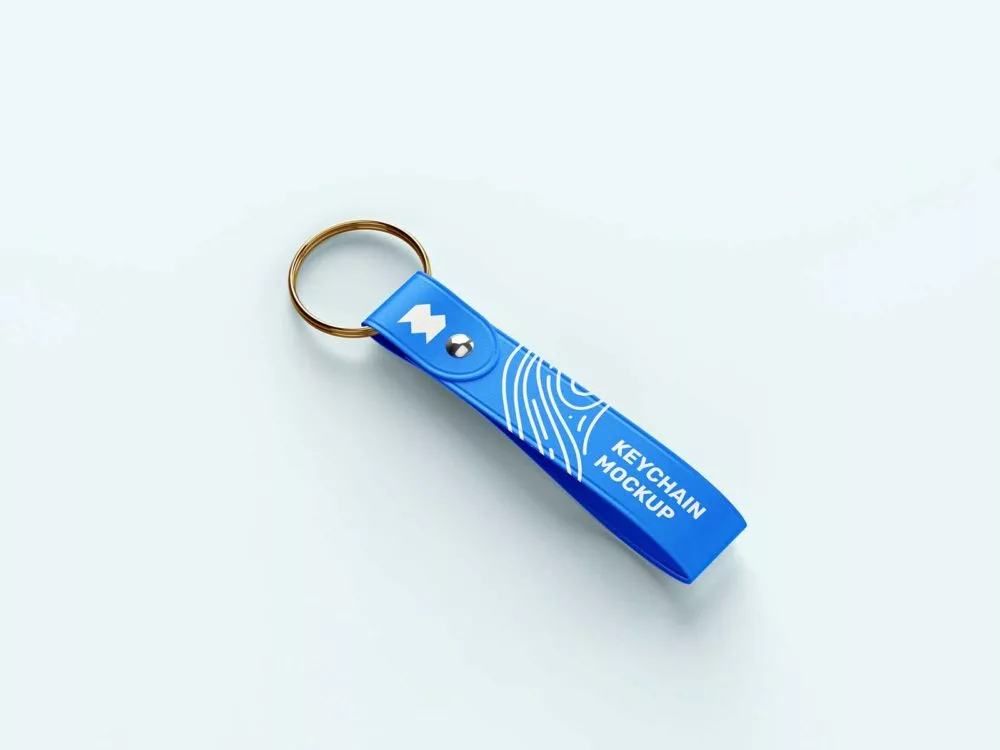 Strap Keychain Mockup Free PSD: Elevate Your Brand with Distinctive Accessories