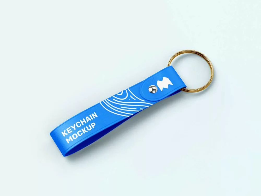 Strap Keychain Mockup Free PSD: Elevate Your Brand with Distinctive Accessories
