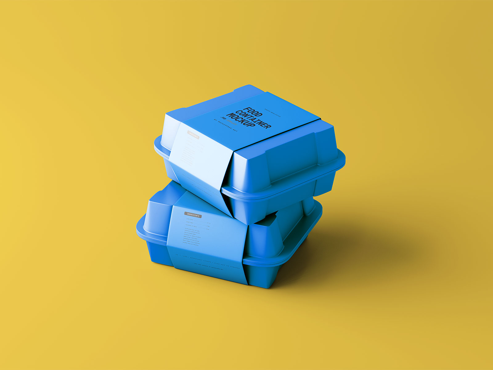 Take-Out Food Box Mockup Set: Elevate Your Culinary Branding