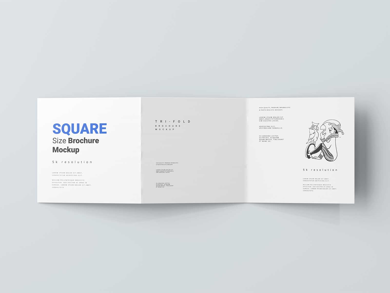 Trifold Square Brochure Mockups: Elevate Your Presentation Game!