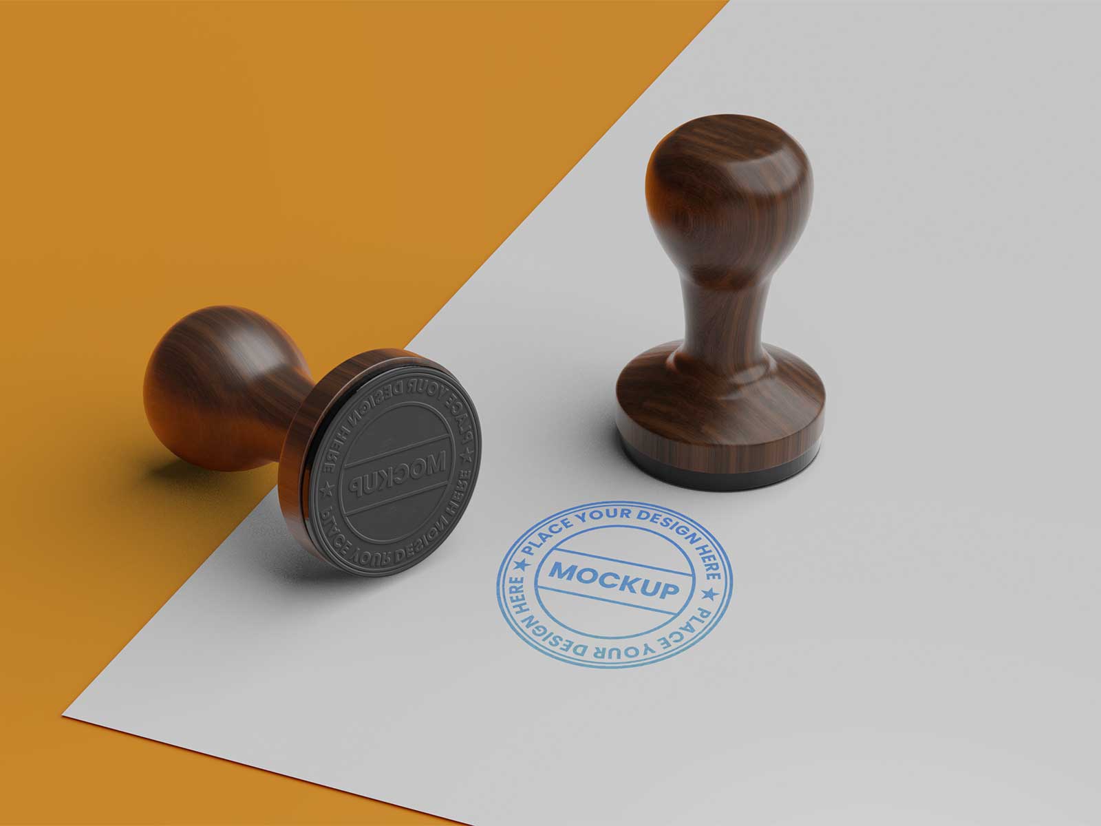 Free Rubber Stamp Mockups: Add an Authentic Touch to Your Branding!