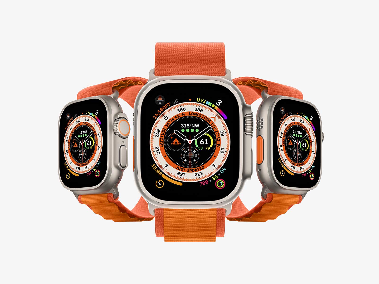 Apple Smart Watch Ultra Free Mockups (Four Styles)