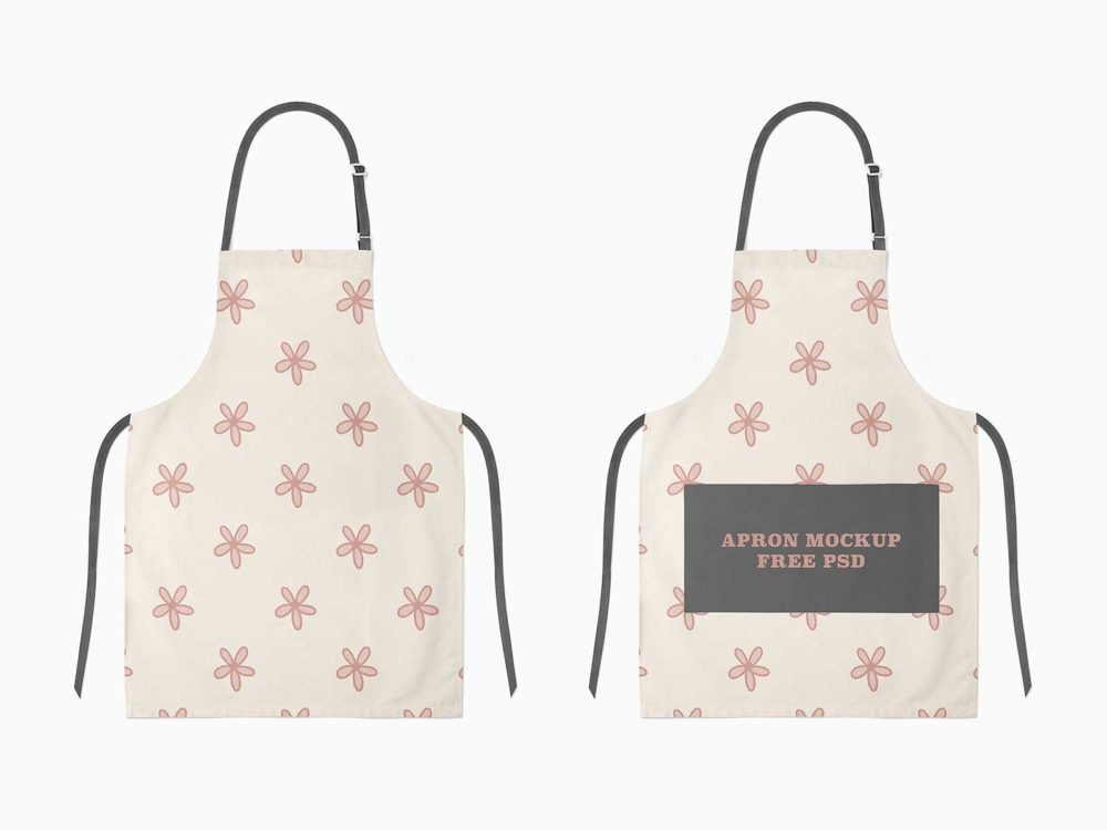 Apron Mockup Free PSD