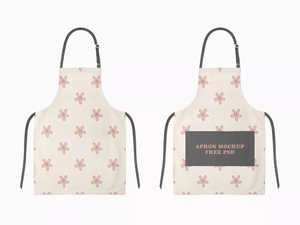 Apron Mockup Free PSD