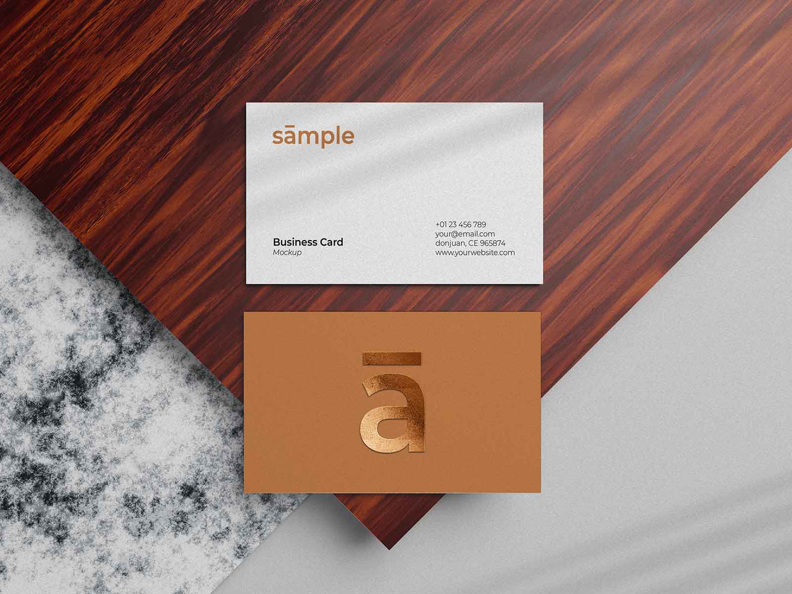Business Card PSD Mockups: Elevate Your Branding Presence