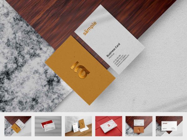 Business Card PSD Mockups