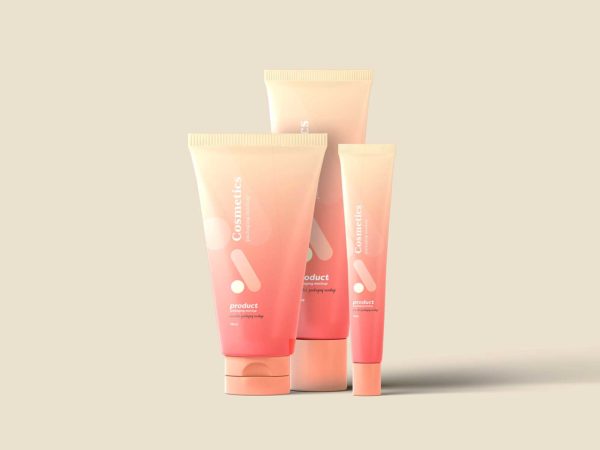 Cosmetics Packaging Tube Free Mockups