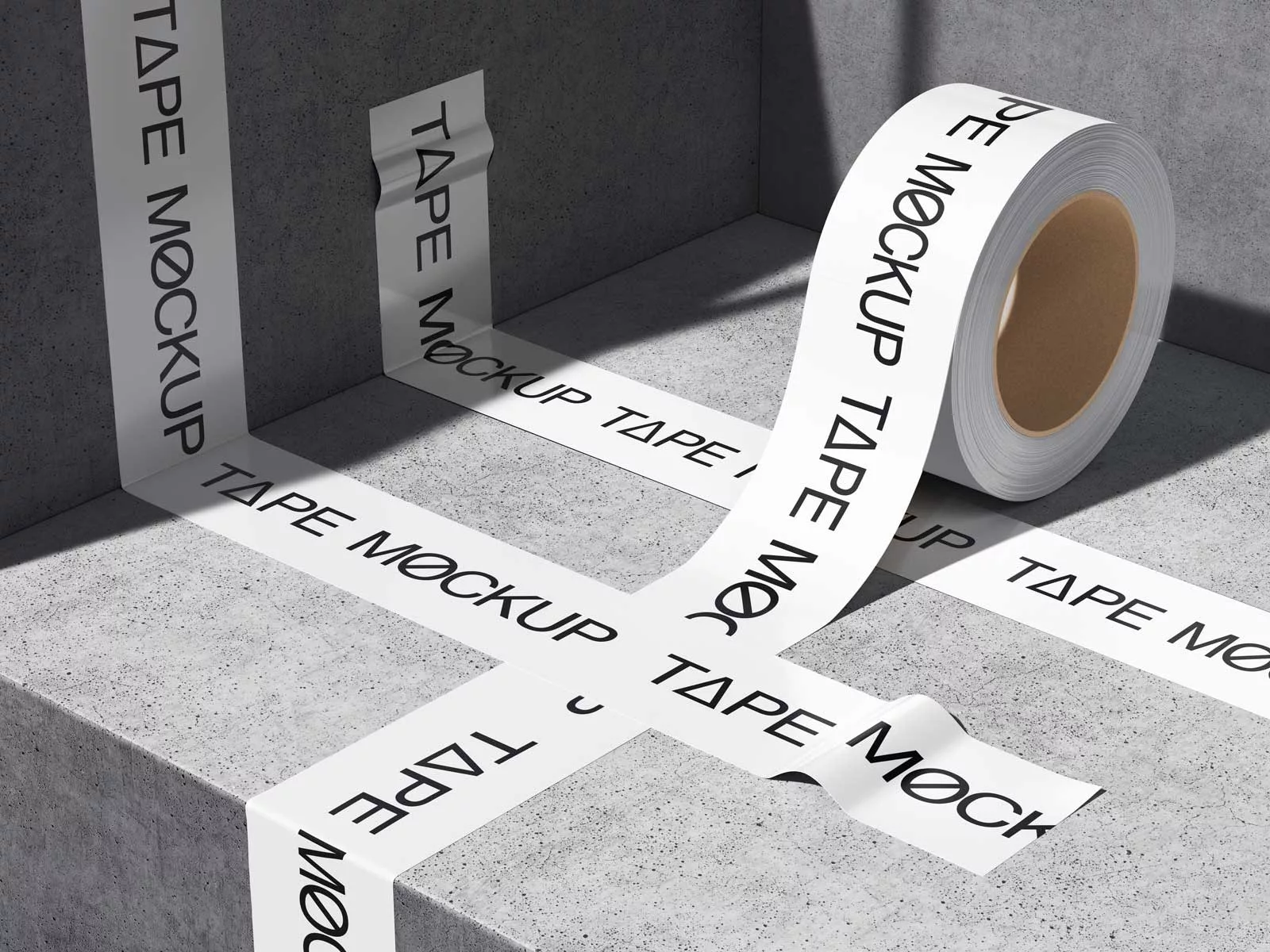 Duct Tape Free PSD Mockup | The Free Mockup