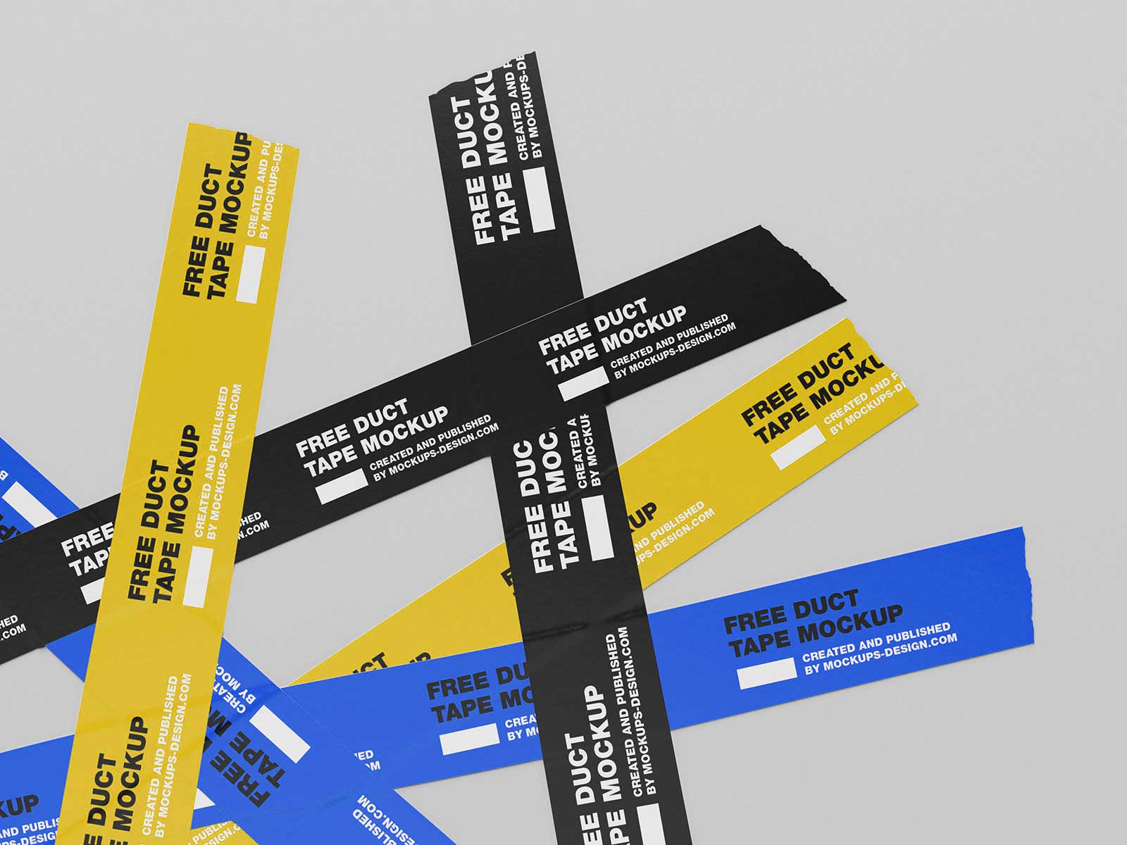 Duct Tape Strips Free Mockups: Unleash Creative Versatility