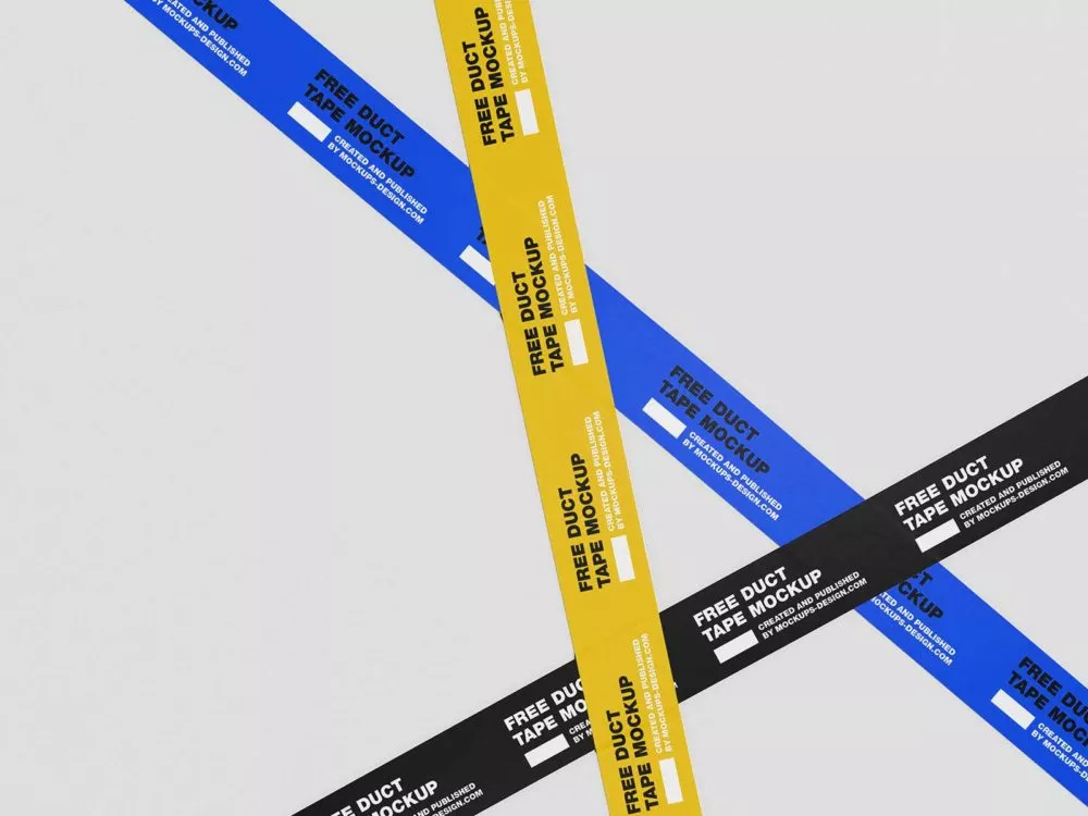 Duct Tape Strips Free Mockups: Unleash Creative Versatility