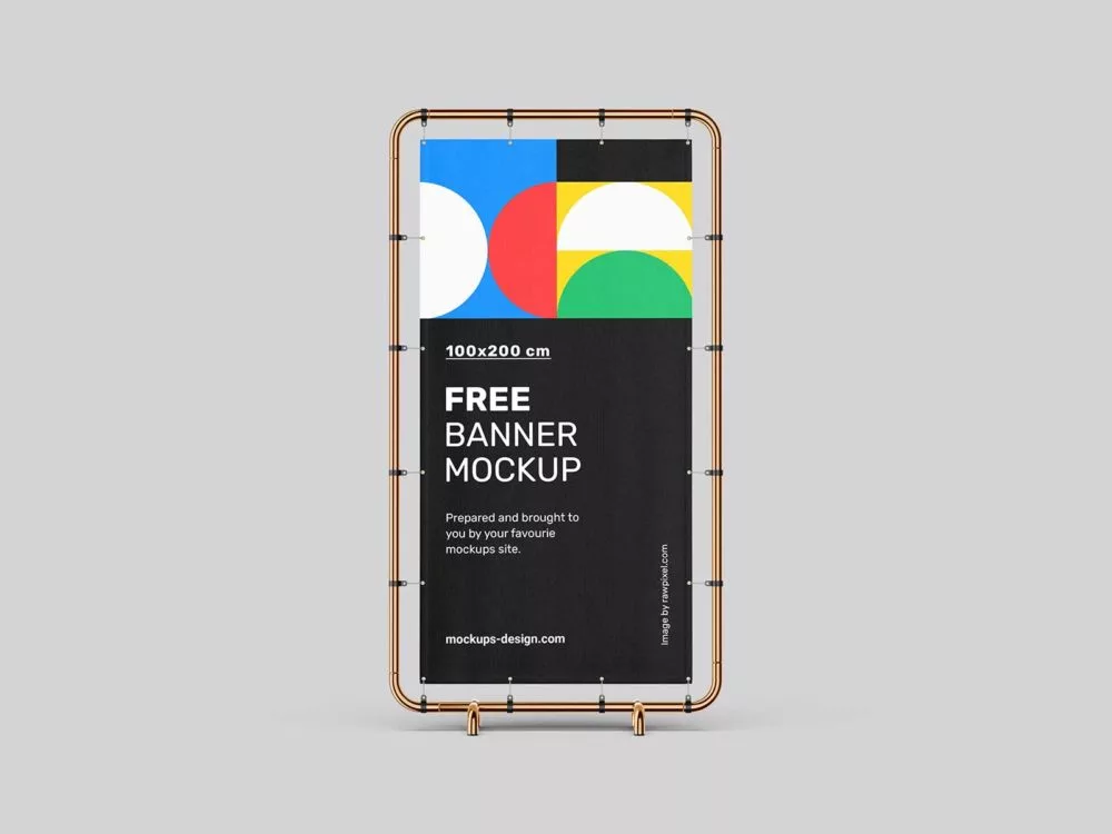 Free Banner Design Mockup