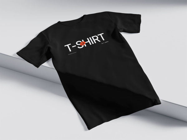 Free Black T-Shirt Clothing Mockups