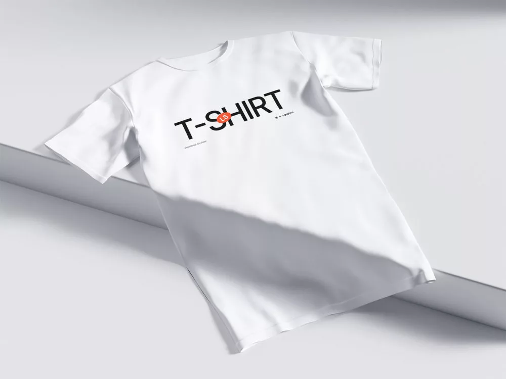 Free Black T-Shirt Clothing Mockups