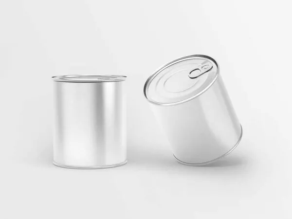 Free Food Can PSD Mockup