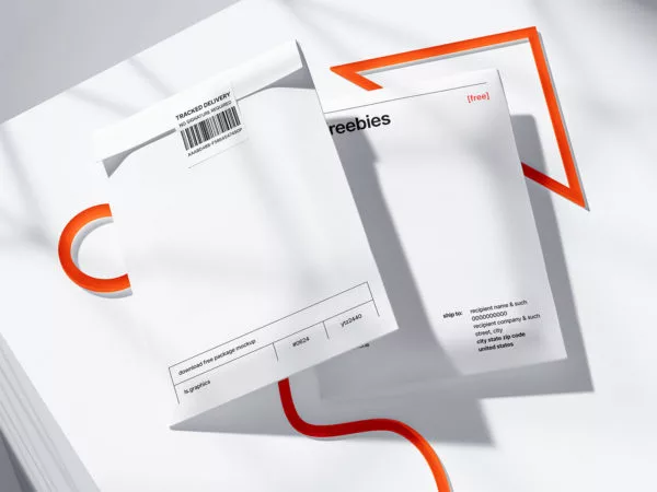 Mailer Envelope Mockup