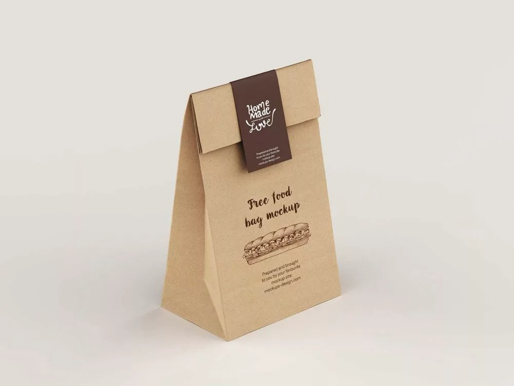 Free Paper Delivery Bag Mockup: Elevate Your Branding Experience