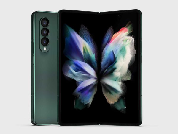 Free Samsung Galaxy Fold Smartphone Mockup