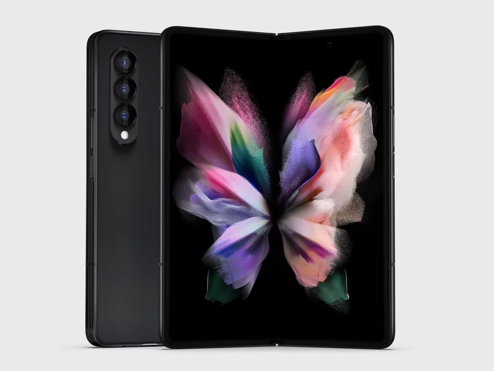 Free Samsung Galaxy Fold Smartphone Mockup