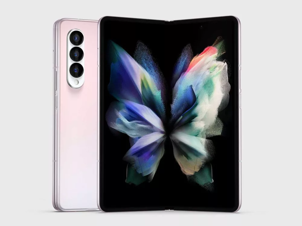 Free Samsung Galaxy Fold Smartphone Mockup