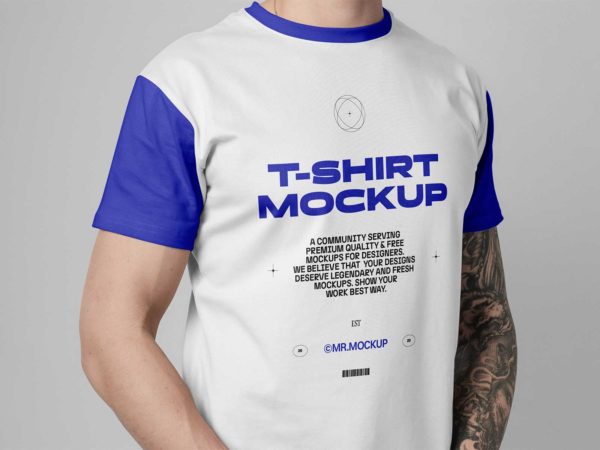 Free T-Shirt PSD Mockup