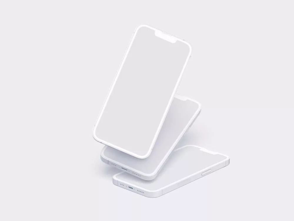 Free iPhone 14 UI Mockup (Six Color Styles)