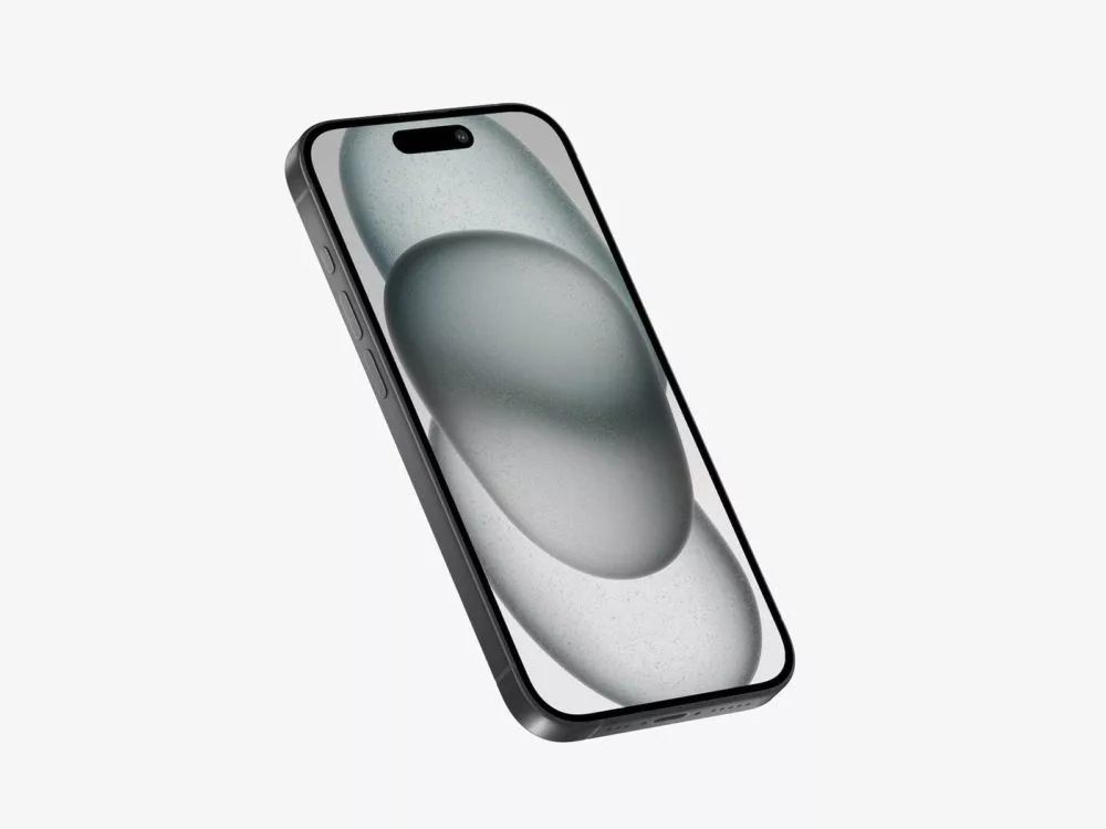Free iPhone 15 App Mockup