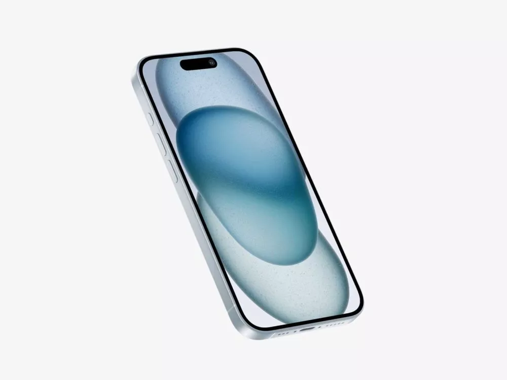 Free iPhone 15 App Mockup