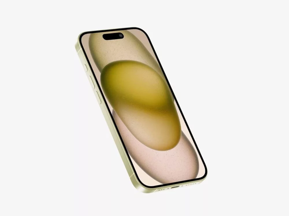 Free iPhone 15 App Mockup