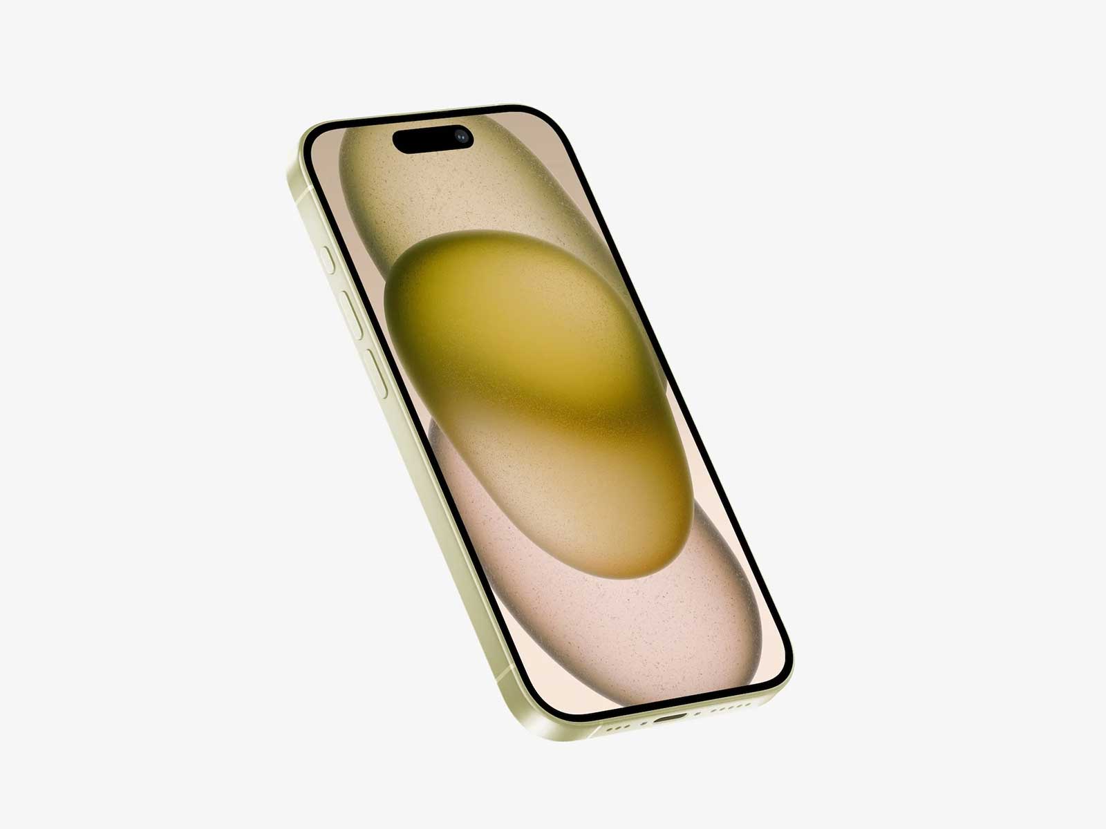 Free iPhone 15 App Mockup