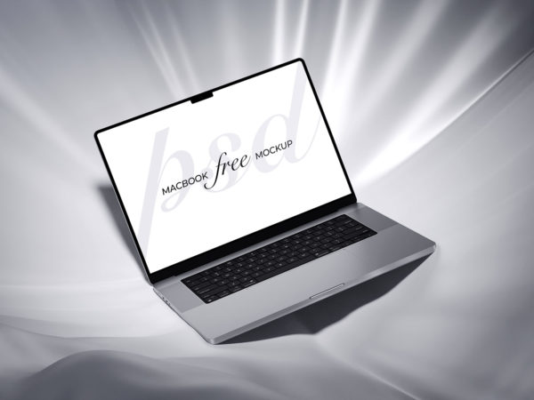 MacBook Pro 16 Free PSD Mockup