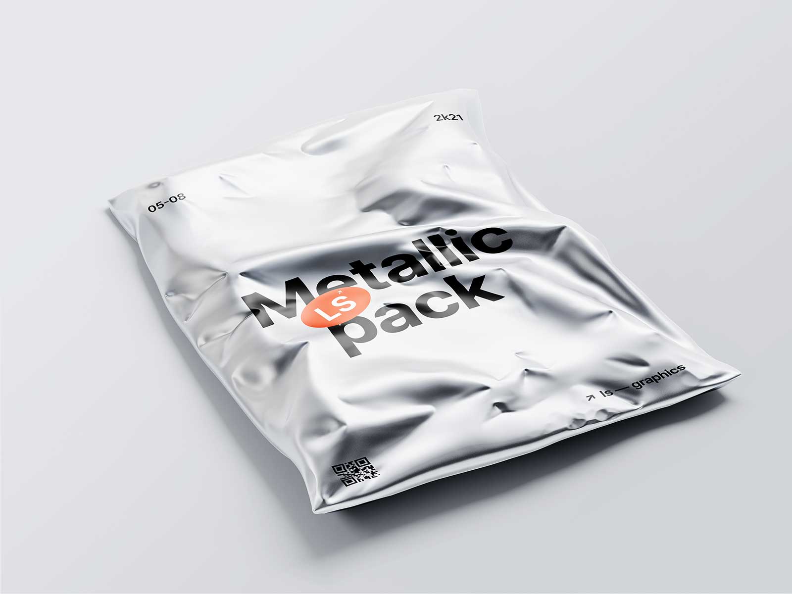 Metallic Mailer Bag Free Mockup: Delivering Luxe Impressions