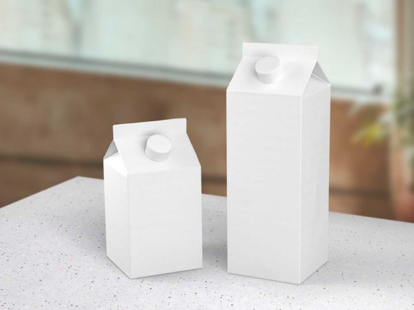 Milk Food Box Free PSD Mockup: Freshness Unveiled!