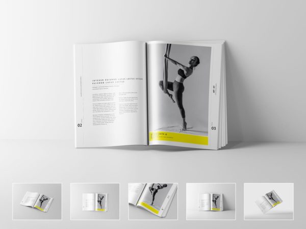 Open Softcover Book Free Mockups